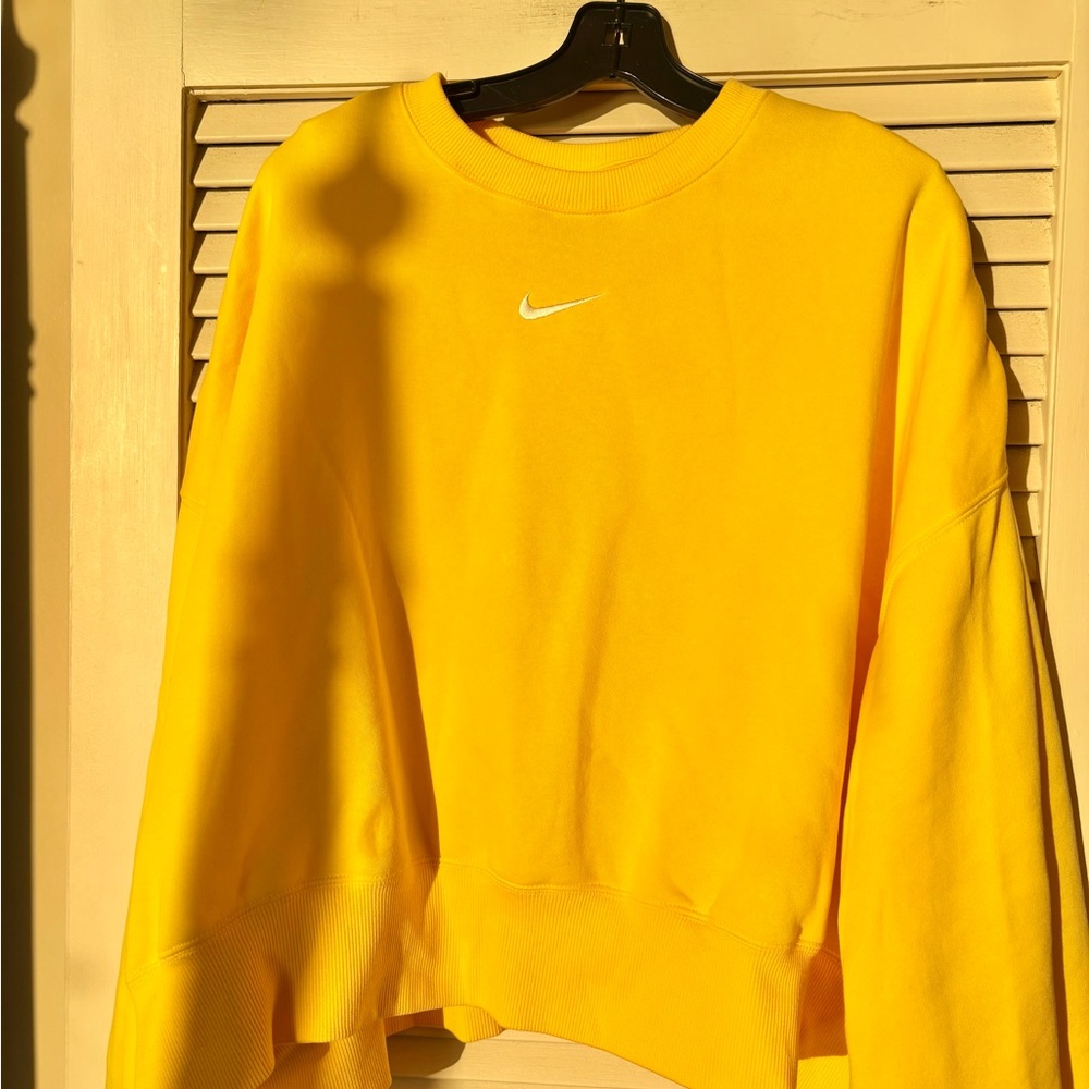 Nike Phoenix Fleece Crewneck Sweatshirt - Topaz Gold
